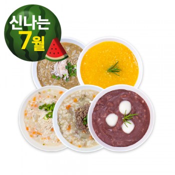 ҉*( ‘ω’ )/*҉ 달콤한 여름나기 ★웰빙죽 베스트 5팩세트