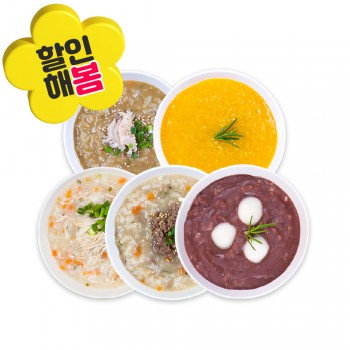 ❁할인해봄❁ ★웰빙죽 베스트 5팩세트