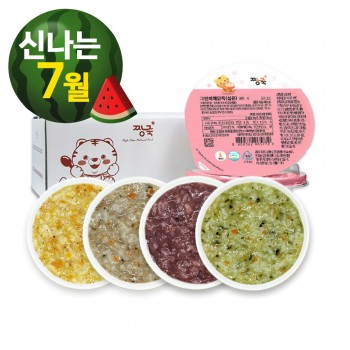 ҉*( ‘ω’ )/*҉ 달콤한 여름나기 ★실온이유식 죽2 [4팩 세트]