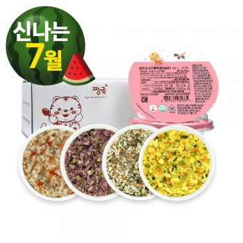 ҉*( ‘ω’ )/*҉ 달콤한 여름나기 ★실온이유식 아기밥 [4팩 세트]