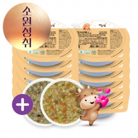 ( ◠ •̫̮ ◠)☆ 행복한 한가위! ★한우더드림 단계별 골고루 12+2팩