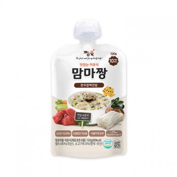 맘마짱 이유식 한우잡채진밥