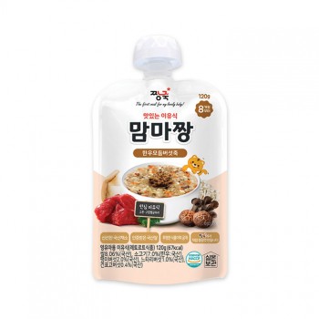 맘마짱 이유식 한우모듬버섯죽