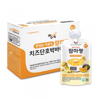 맘마짱 이유식 치즈단호박바나나죽 1박스(10봉)