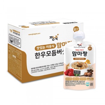맘마짱 이유식 한우모듬버섯죽 1박스(10봉)