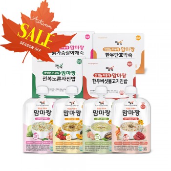 ദ്ദി❁´◡`❁) 가을가을해~ ★맘마짱 이유식 묽은죽 1BOX(10봉)
