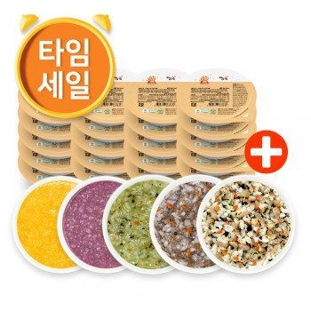 (T) 냉장이유식 단계별 골고루 20+5팩 증정