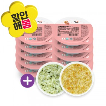 ❁할인해봄❁ 죽2 실온이유식 골고루 10+2팩 증정!